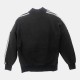 Adidas Originals Ανδρικό Μαύρο Φούτερ 3-Stripes με Ψηλό Λαιμό | Pre Owned